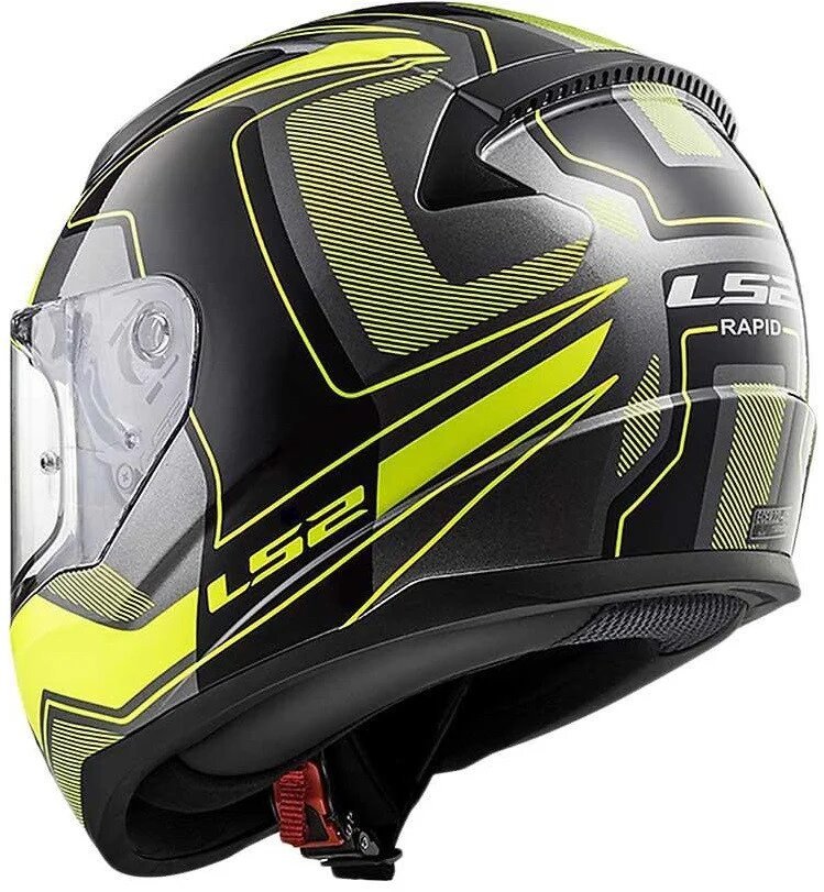 Мотошлем LS2 FF353 Rapid Carrera Black/Yellow