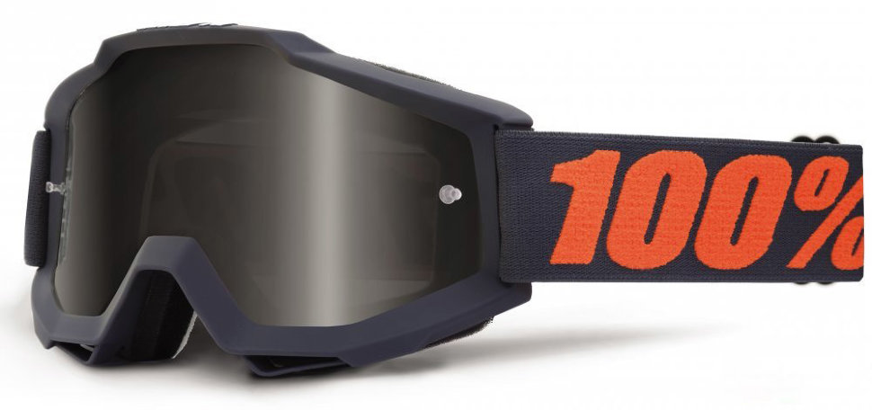Мото очки 100% Accuri Sand Gunmetal Grey Smoke Lens (50201-025-02)