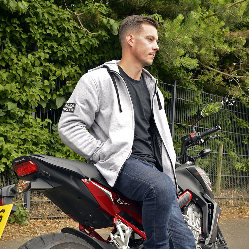 Мотохуди Oxford Super Hoodie Grey