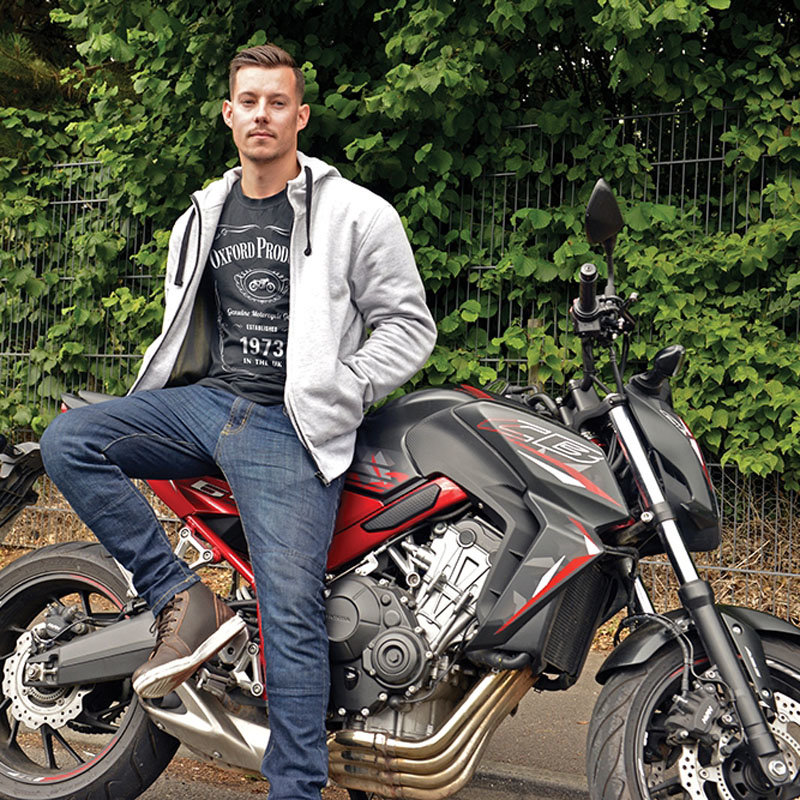 Мотохуди Oxford Super Hoodie Grey