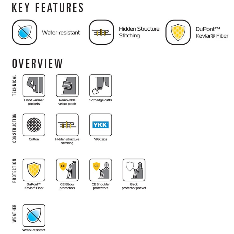 Мотохуди Oxford Super Hoodie Grey
