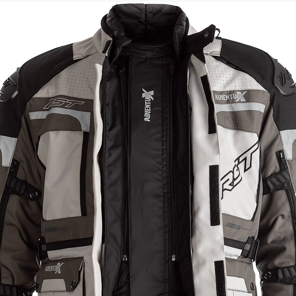 Мотокуртка чоловіча RST Pro Series Adventure-X CE Mens Textile Jacket Grey /Silver