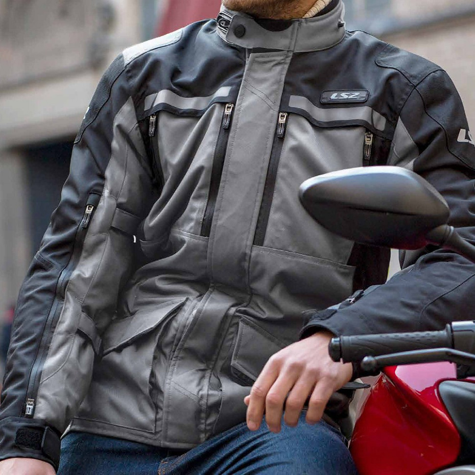 Мотокуртка LS2 Lance Man Jacket Grey /Black /Yellow