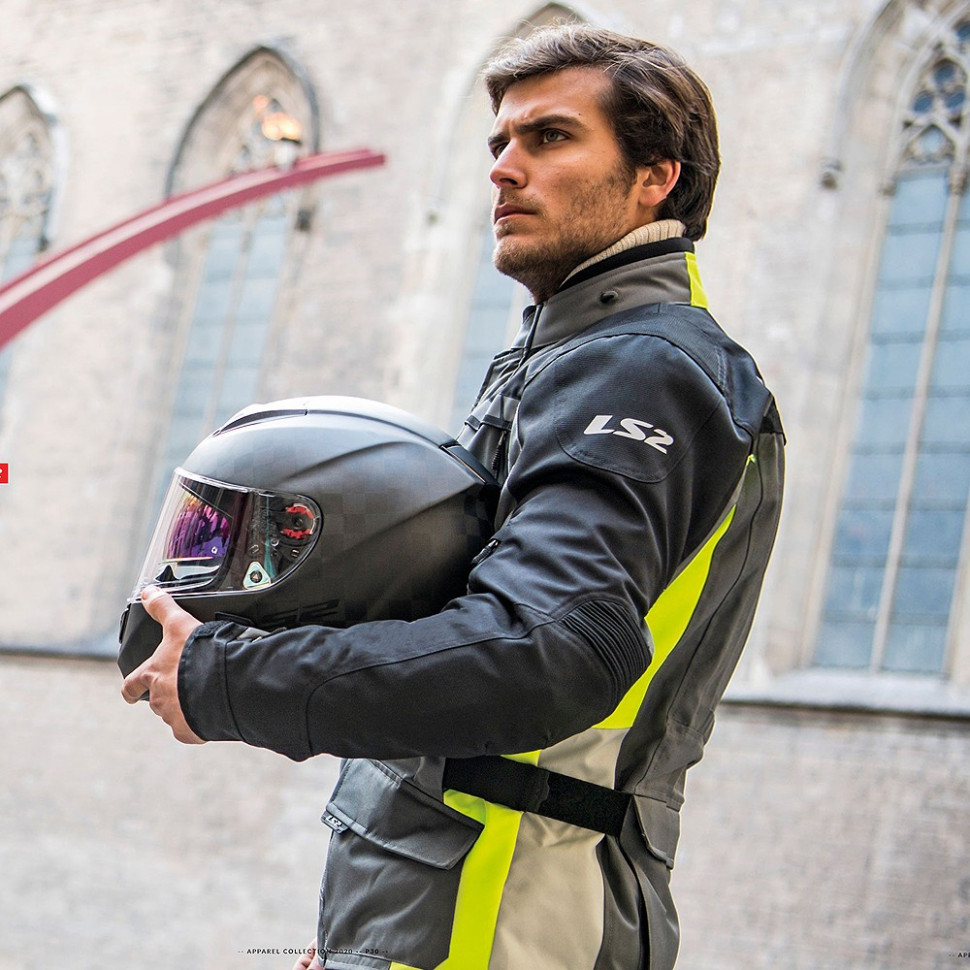 Мотокуртка LS2 Lance Man Jacket Grey /Black /Yellow