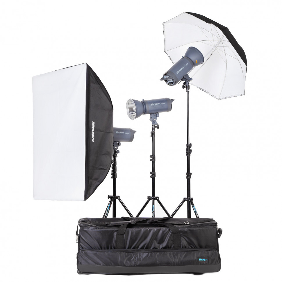Набір студійного світла Mircopro EX 400S Novel KIT (EX-400SKITN)