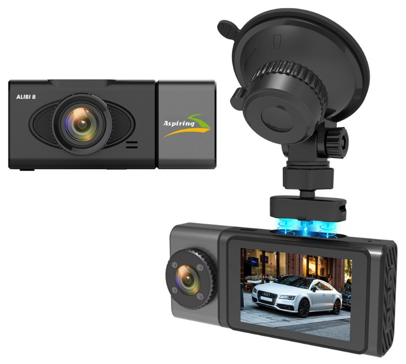 Видеорегистратор Aspiring Alibi 8 Dual, WI-FI (86ASCAR21PB)