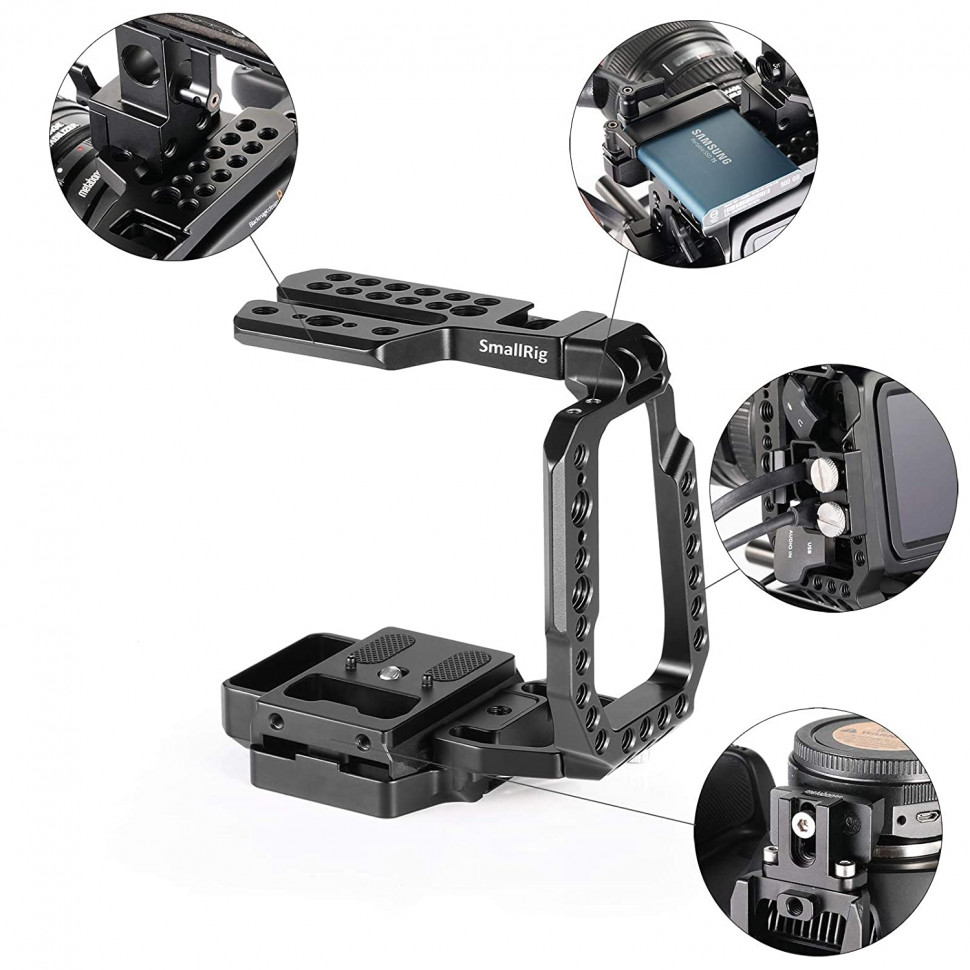 Клітина для камери SmallRig QR Half Cage for Blackmagic Design Pocket Cinema Camera 4K/6K (CVB2255)