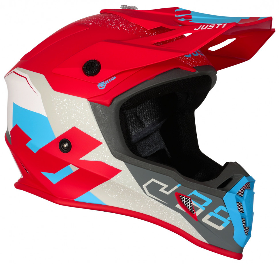 Мотошлем Just1 J38 Korner Blue/Red