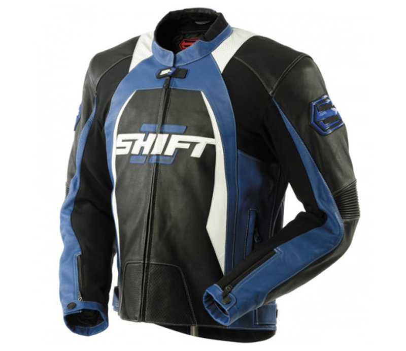 Мотокуртка Shift SR-1 Leather Jacket Black /Blue