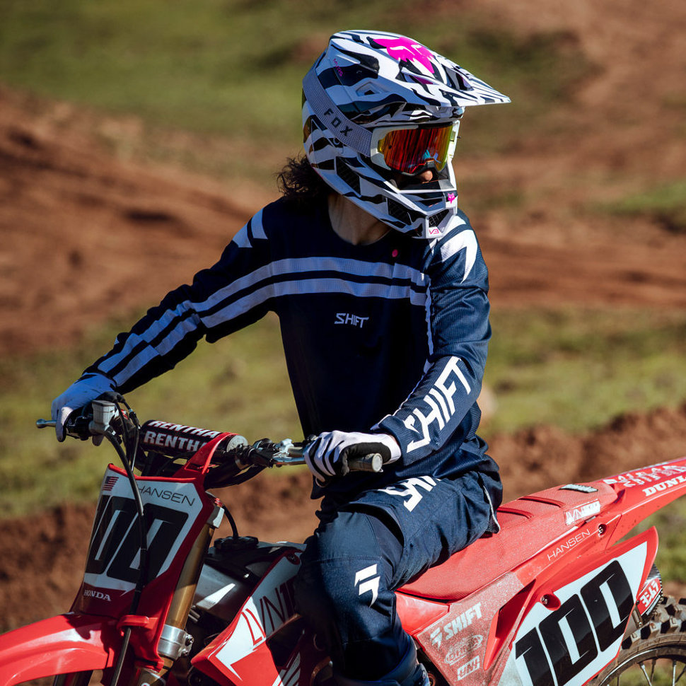 Мото джерси Shift Whit3 Label Republic Jersey Le Navy