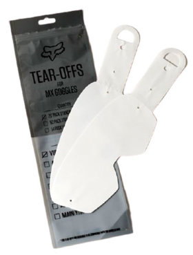 Сривкі до мото очками FOX VUE Standard Tear-Off No Size 20-pack (23512-012-NS)