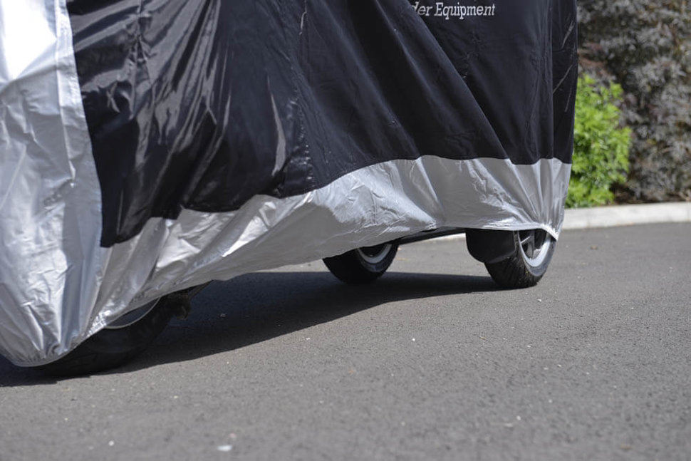 Моточехол Oxford Aquatex MP3 Black/Silver (CV215)