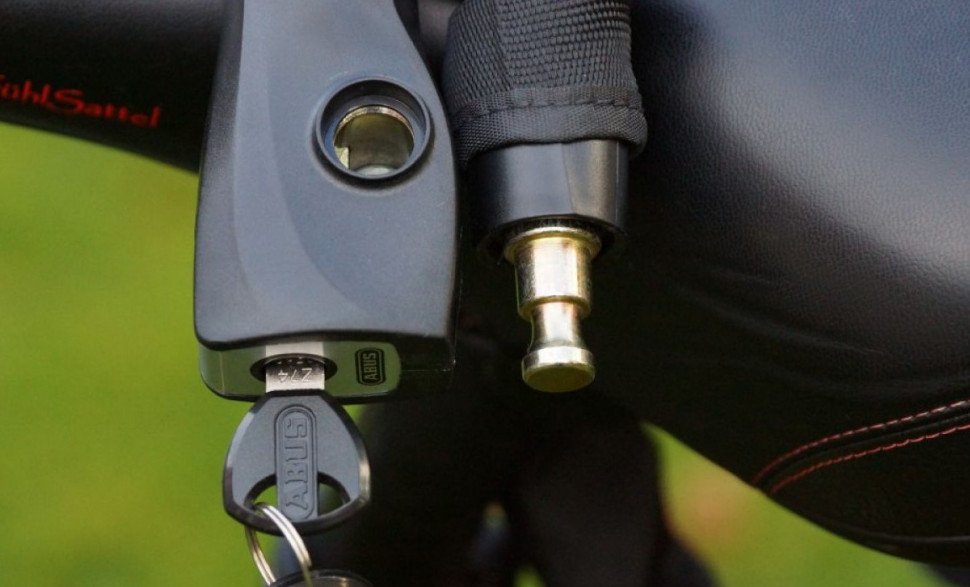 Мотозамок с цепью ABUS 8807K/110 Steel-O-Chain Black (825194)