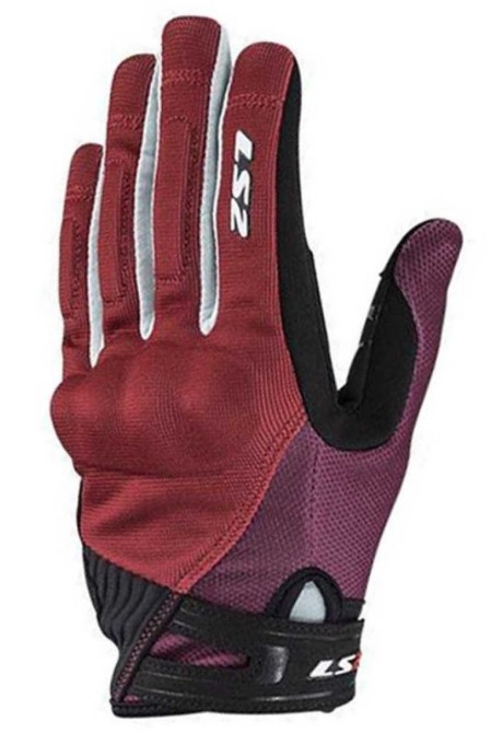 Мотоперчатки женские LS2 Dart 2 Lady Gloves Black/Red/Grey