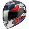 Мотошолом MT Helmets Atom FU401 SV Black/Grey/Blue