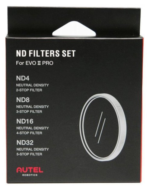 Набор фильтров ND4/ ND8/ ND16/ ND32 для Autel EVO II Pro (102000237)