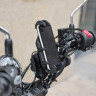 Держатель телефона на руль мотоцикла антивибрационный Carapace OsoPro Mounts (BAT109)