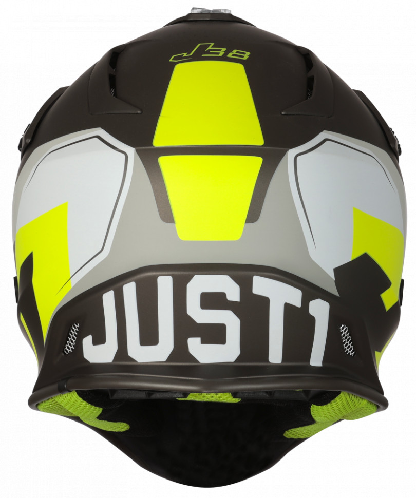 Мотошолом Just1 J38 Korner Fluo Yellow/Titanium