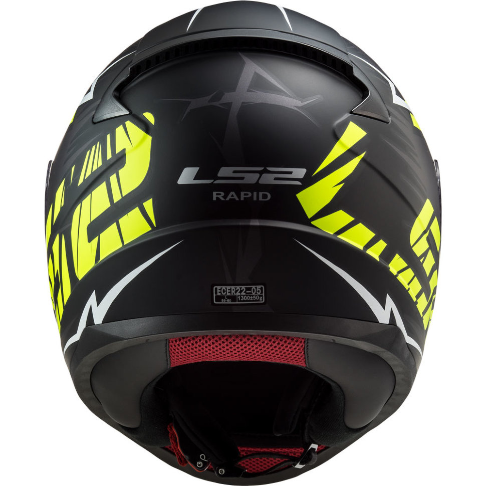 Мотошлем LS2 FF353 Rapid Cromo Matt Black/Yellow