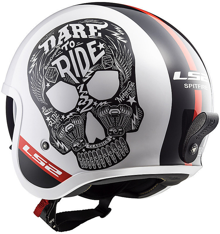 Мотошлем LS2 OF599 Spitfire Inky White/Black