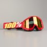 Детские мото очки 100% Strata JR Furnace Mirror Lens Red (50510-232-02)