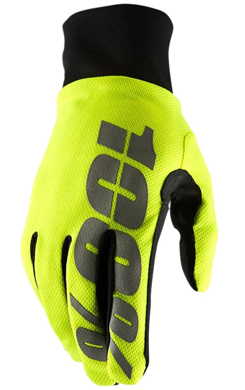 Мотоперчатки Ride 100% Brisker Hydromatic Waterproof Glove Yellow