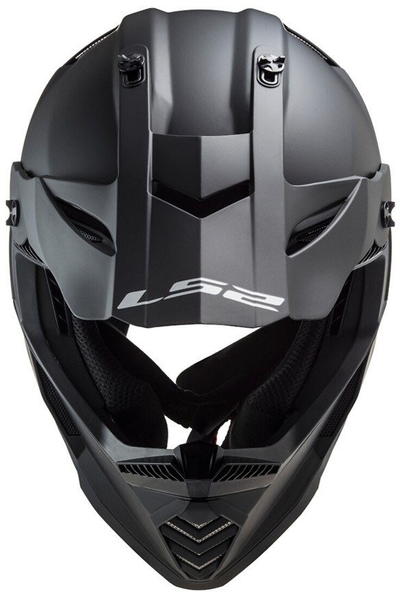 Мотошлем LS2 MX437 Fast Evo Matt Black