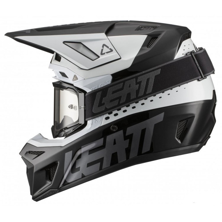 Мотошлем Leatt Helmet GPX 8.5 V21.1 + Goggle Black/White