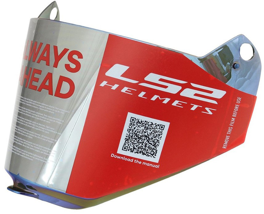 Визор LS2 Visor Iridium Blue для шлема MX436 (800013117)