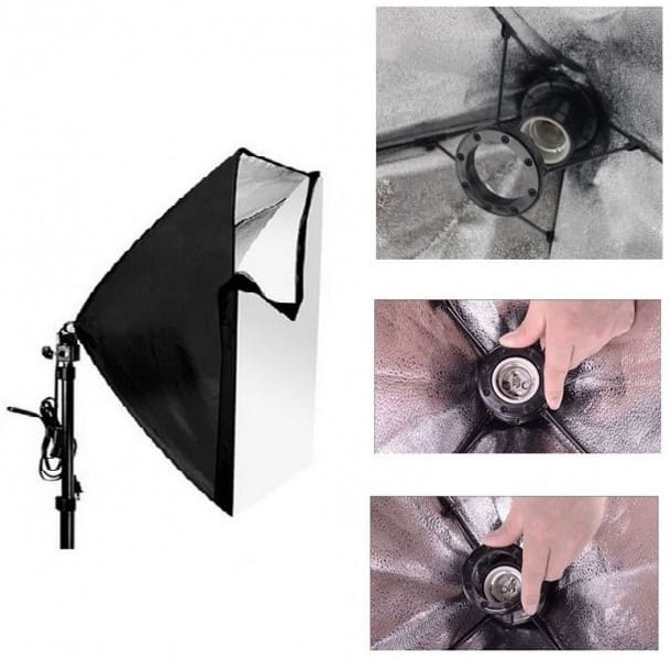 Софтбокс с патроном Visico EB-070 60х60 см. (34262)