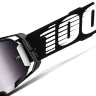 Мото очки 100% Armega Black Mirror Lens Silver Flash (50710-001-02)