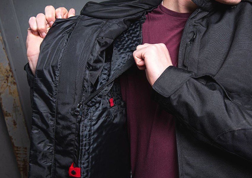 Мотокуртка мужская Oxford Toledo 2.0 MS Jkt Black/Fluo