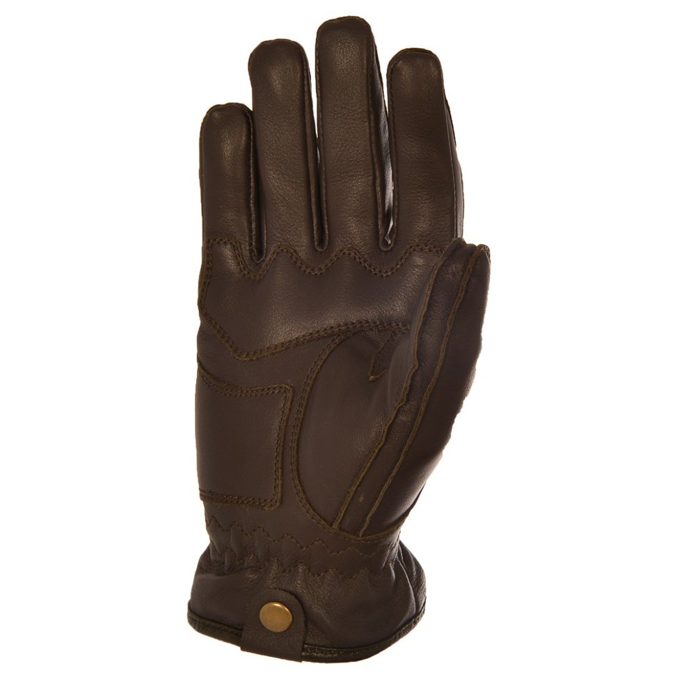 Мотоперчатки кожаные Oxford Holton Men's Short Classic Leather Gloves Brown