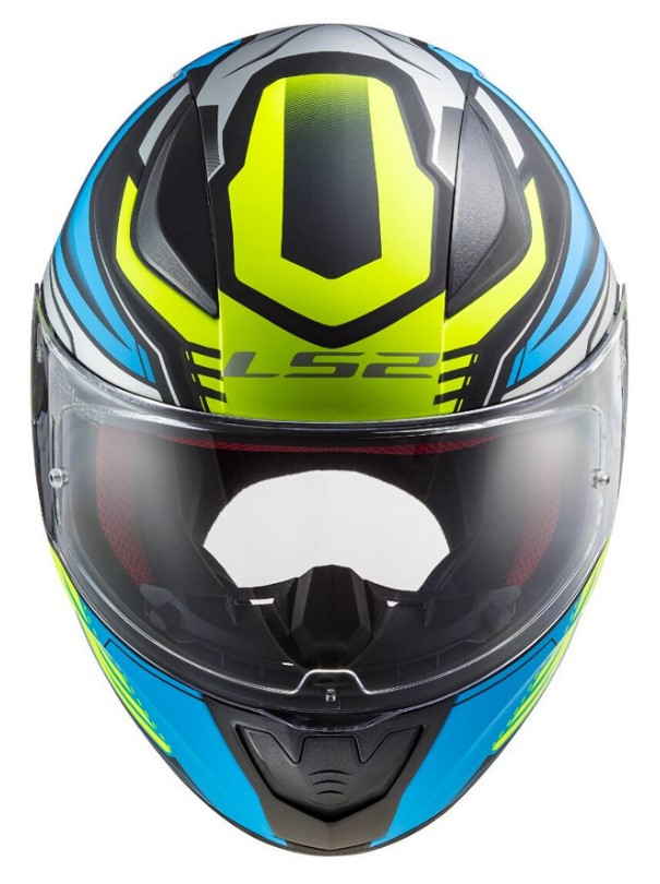 Мотошлем LS2 FF353 Rapid Gale Matt Black Blue Yellow