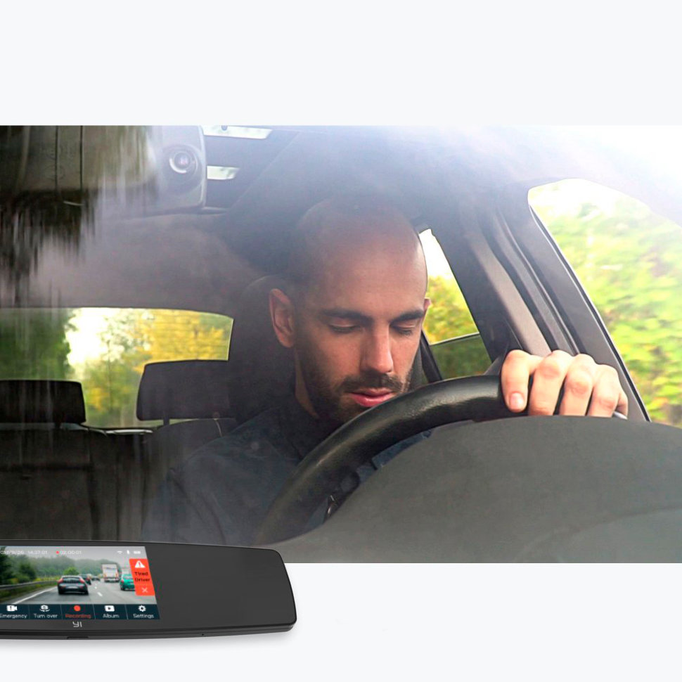 Видеорегистратор YI Mirror Dash Camera International Edition (624478)