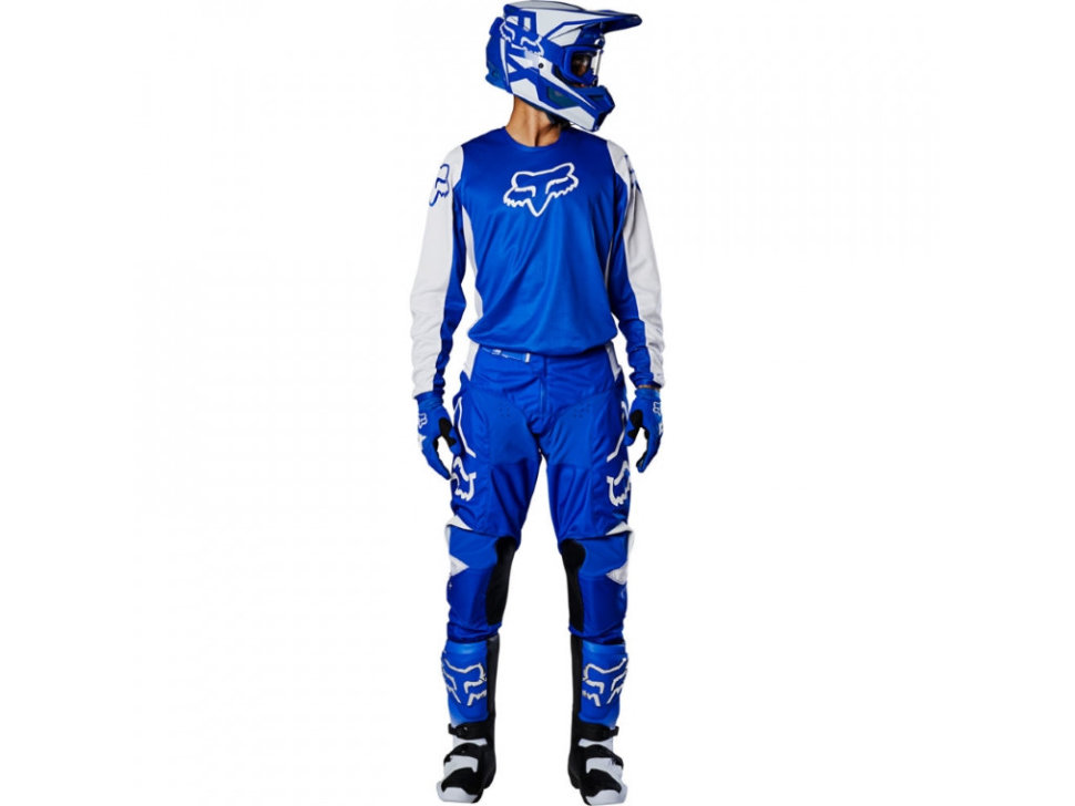 Мотошлем Fox V1 Prix Helmet Blue