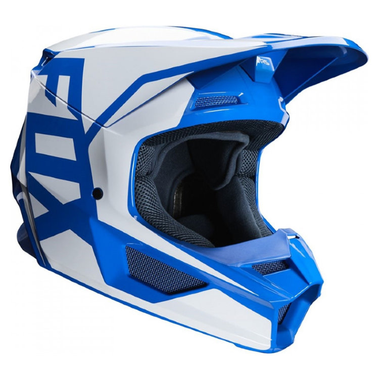 Мотошлем Fox V1 Prix Helmet Blue - купить в Украине | Moto Stuff