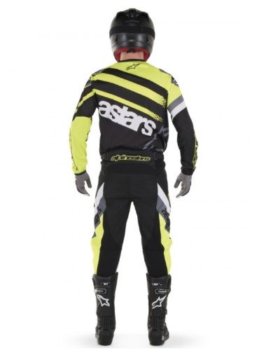 Мотоштани Alpinestars New Racer Supermatic Black /Yellow /Grey