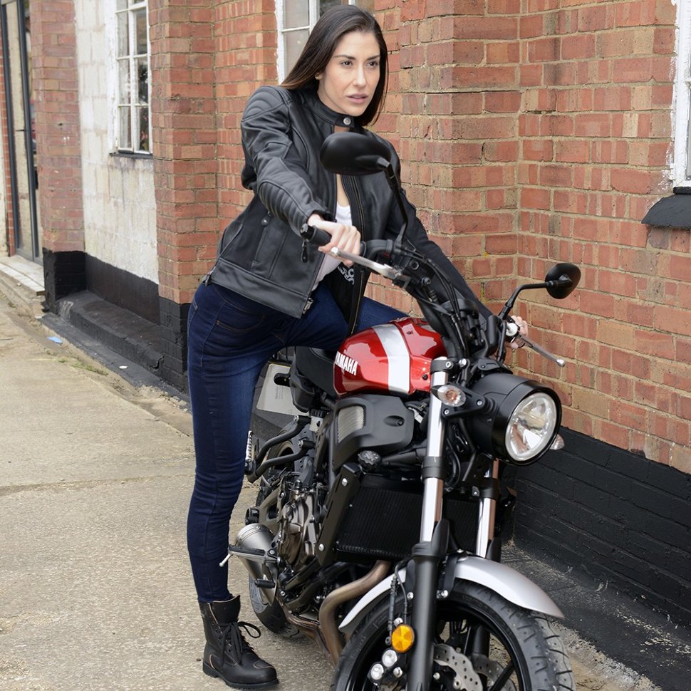 Мотокуртка женская Oxford Beckley WS Leather Jacket Black