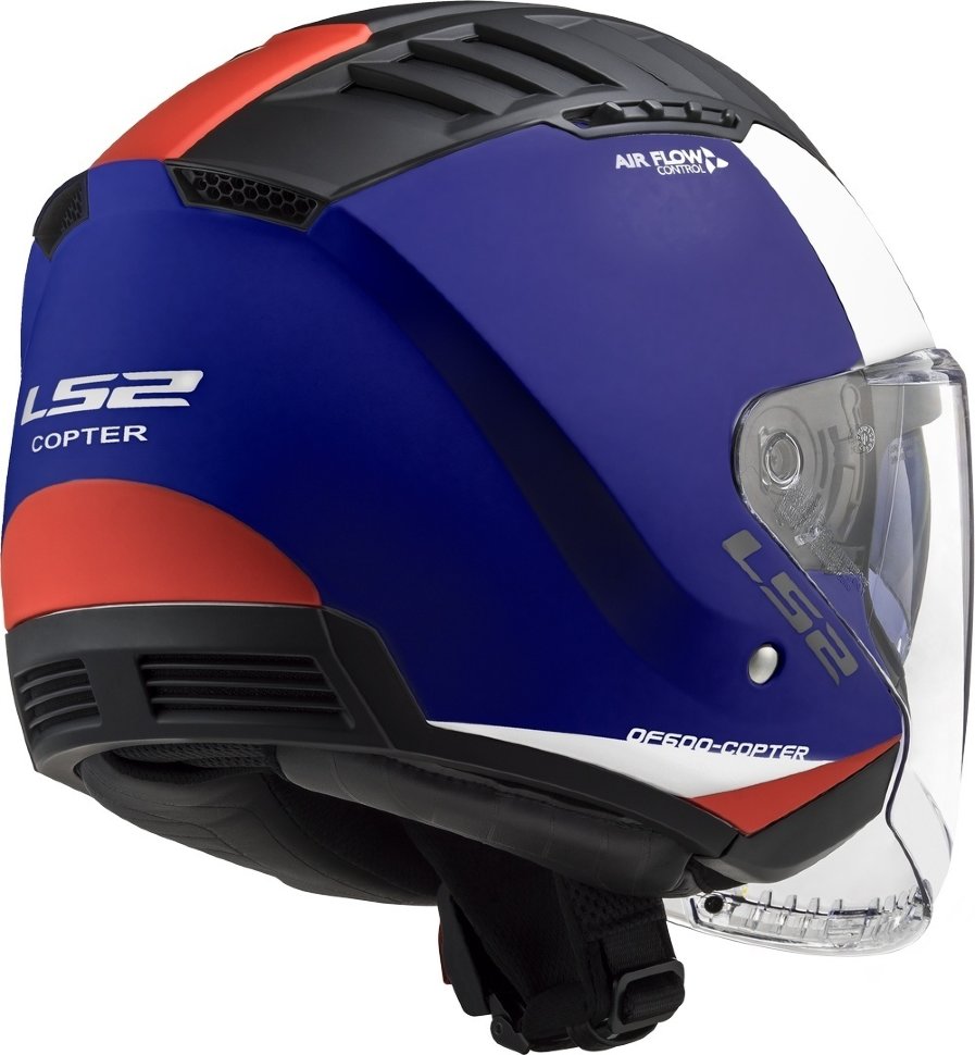 Мотошлем LS2 OF600 Copter Urbane Matt Blue/Red