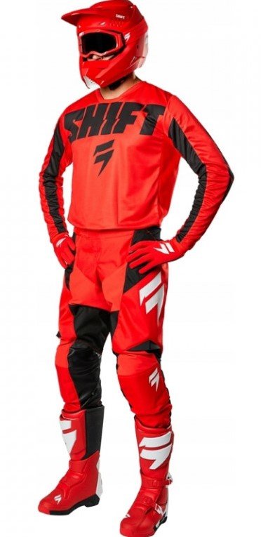 Детская мотоджерси Shift Youth Whit3 York Jersey Red