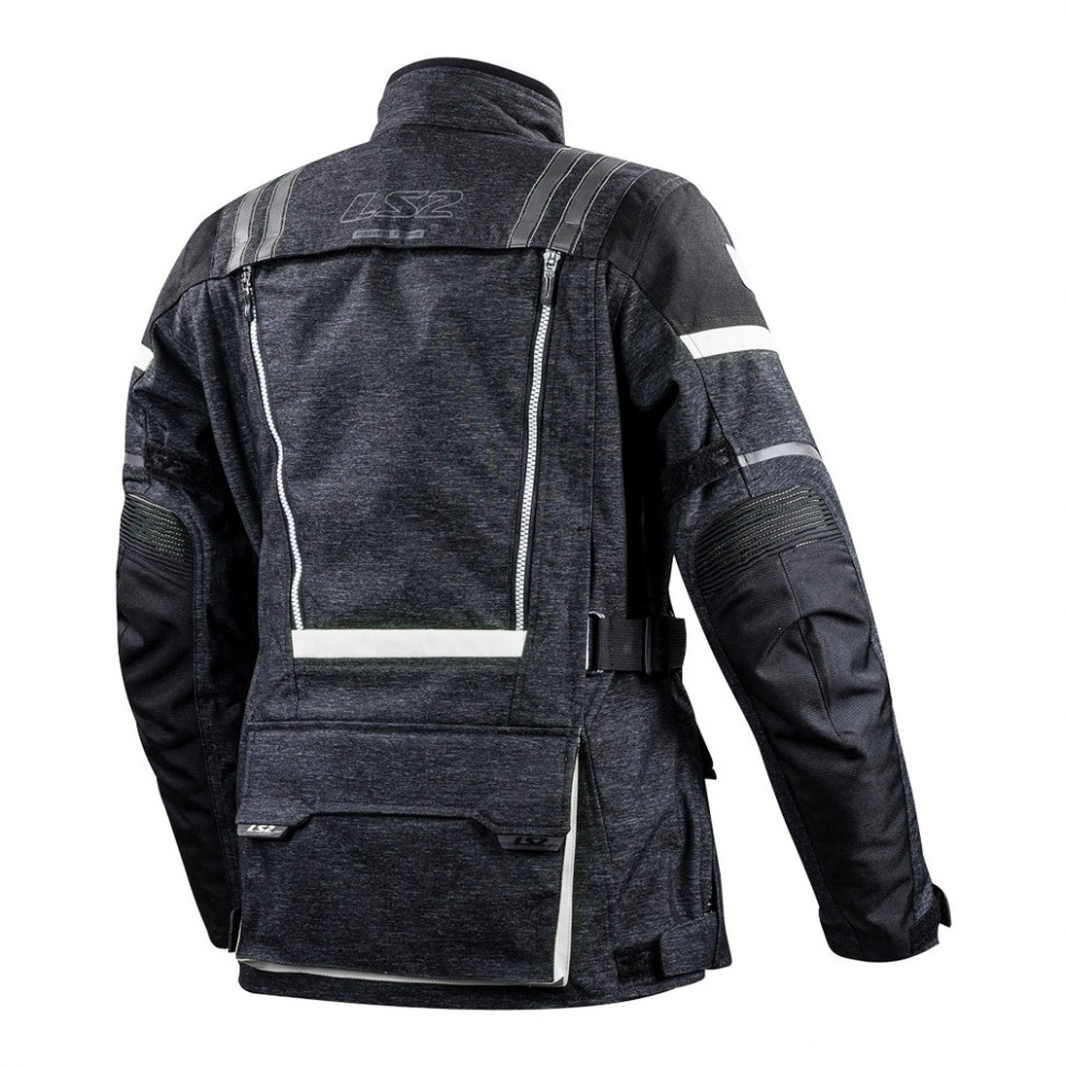 Мотокуртка женская LS2 Nevada Lady Jacket Black/Dark Grey