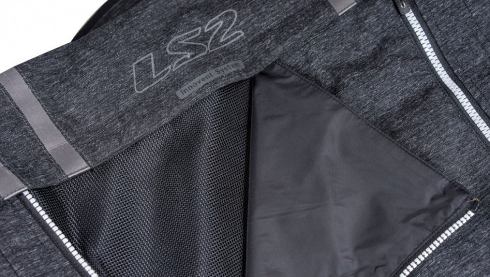 Мотокуртка женская LS2 Nevada Lady Jacket Black/Dark Grey