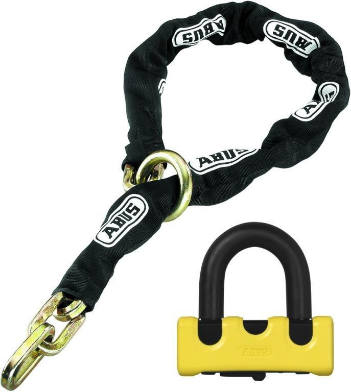 Мотозамок з ланцюгом ABUS 67 /12KS120 Granit Power XS Loop Chain Yellow (582417)
