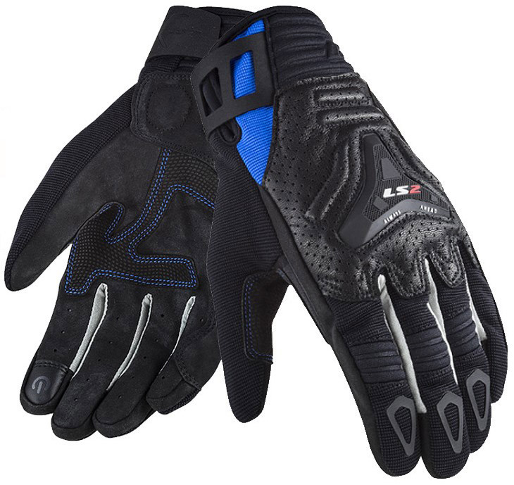 Мотоперчатки мужские LS2 All Terrain Man Gloves Black/Blue