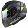 Мотошолом MT Helmets Atom FU401 SV Grey/Yellow