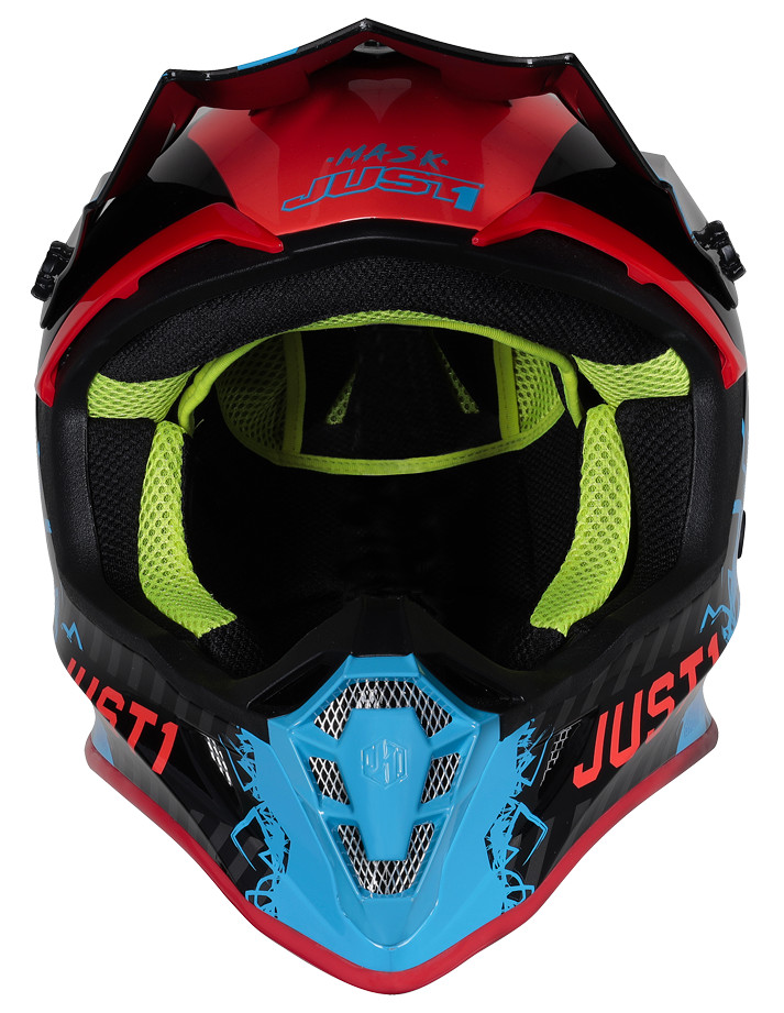 Мотошлем Just1 J38 Mask Blue/Red/Black