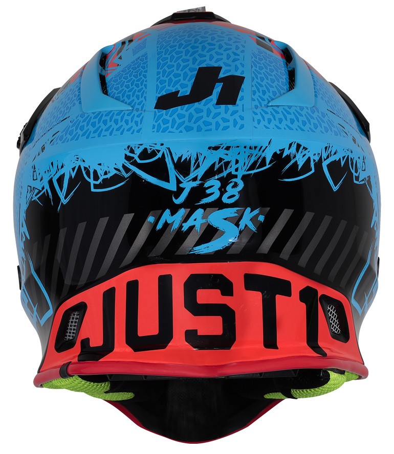 Мотошлем Just1 J38 Mask Blue/Red/Black
