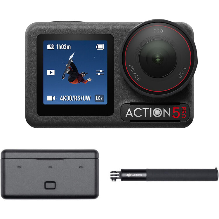 Екшн-камера DJI Osmo Action 5 Pro Adventure Combo (CP.OS
