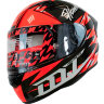 Мотошлем MT Helmets KRE Gloss Snake Carbon Hawkers Red/Black/White